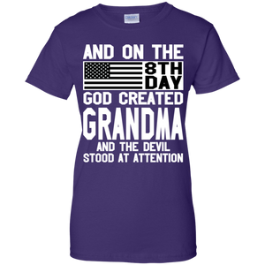 And On The 8Th Day God Create Grandma And The Devil Funny Tee VA01 - and-on-the-8th-day-god-create-grandma-and-the-devil-funny-tee-va01-vivianstorescom-8