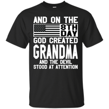 Load image into Gallery viewer, And On The 8Th Day God Create Grandma And The Devil Funny Tee VA01 - and-on-the-8th-day-god-create-grandma-and-the-devil-funny-tee-va01-vivianstorescom