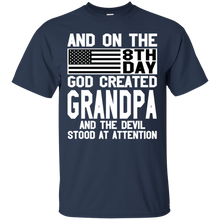 Load image into Gallery viewer, And On The 8Th Day God Create Grandpa And The Devil Funny Tee VA01 - and-on-the-8th-day-god-create-grandpa-and-the-devil-funny-tee-va01-vivianstorescom-2