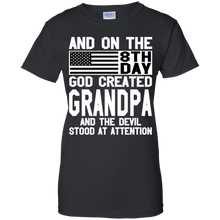 Load image into Gallery viewer, And On The 8Th Day God Create Grandpa And The Devil Funny Tee VA01 - and-on-the-8th-day-god-create-grandpa-and-the-devil-funny-tee-va01-vivianstorescom-7