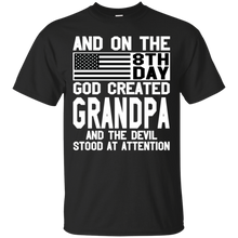 Load image into Gallery viewer, And On The 8Th Day God Create Grandpa And The Devil Funny Tee VA01 - and-on-the-8th-day-god-create-grandpa-and-the-devil-funny-tee-va01-vivianstorescom