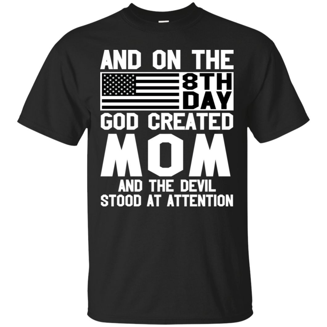 And On The 8Th Day God Create Mom And The Devil Funny Tee VA01 - and-on-the-8th-day-god-create-mom-and-the-devil-funny-tee-va01-vivianstorescom