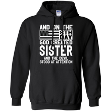 Load image into Gallery viewer, And On The 8Th Day God Create Sister And The Devil Funny Tee VA01 - and-on-the-8th-day-god-create-sister-and-the-devil-funny-tee-va01-vivianstorescom-3