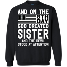 Load image into Gallery viewer, And On The 8Th Day God Create Sister And The Devil Funny Tee VA01 - and-on-the-8th-day-god-create-sister-and-the-devil-funny-tee-va01-vivianstorescom-5