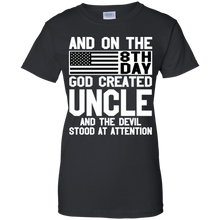 Load image into Gallery viewer, And On The 8Th Day God Create Uncle And The Devil Funny Tee VA01 - and-on-the-8th-day-god-create-uncle-and-the-devil-funny-tee-va01-vivianstorescom-7