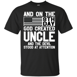 And On The 8Th Day God Create Uncle And The Devil Funny Tee VA01 - and-on-the-8th-day-god-create-uncle-and-the-devil-funny-tee-va01-vivianstorescom