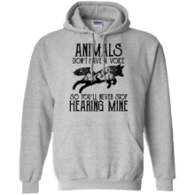 Load image into Gallery viewer, Animals Don&#39;t Have A Voice Shirt KA02 - animals-dont-have-a-voice-shirt-ka02-vivianstorescom-4