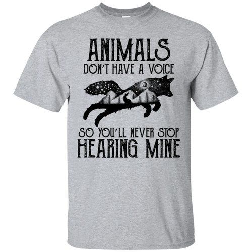 Animals Don't Have A Voice Shirt KA02 - animals-dont-have-a-voice-shirt-ka02-vivianstorescom