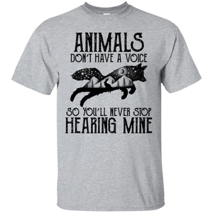 Animals Don't Have A Voice Shirt KA02 - animals-dont-have-a-voice-shirt-ka02-vivianstorescom