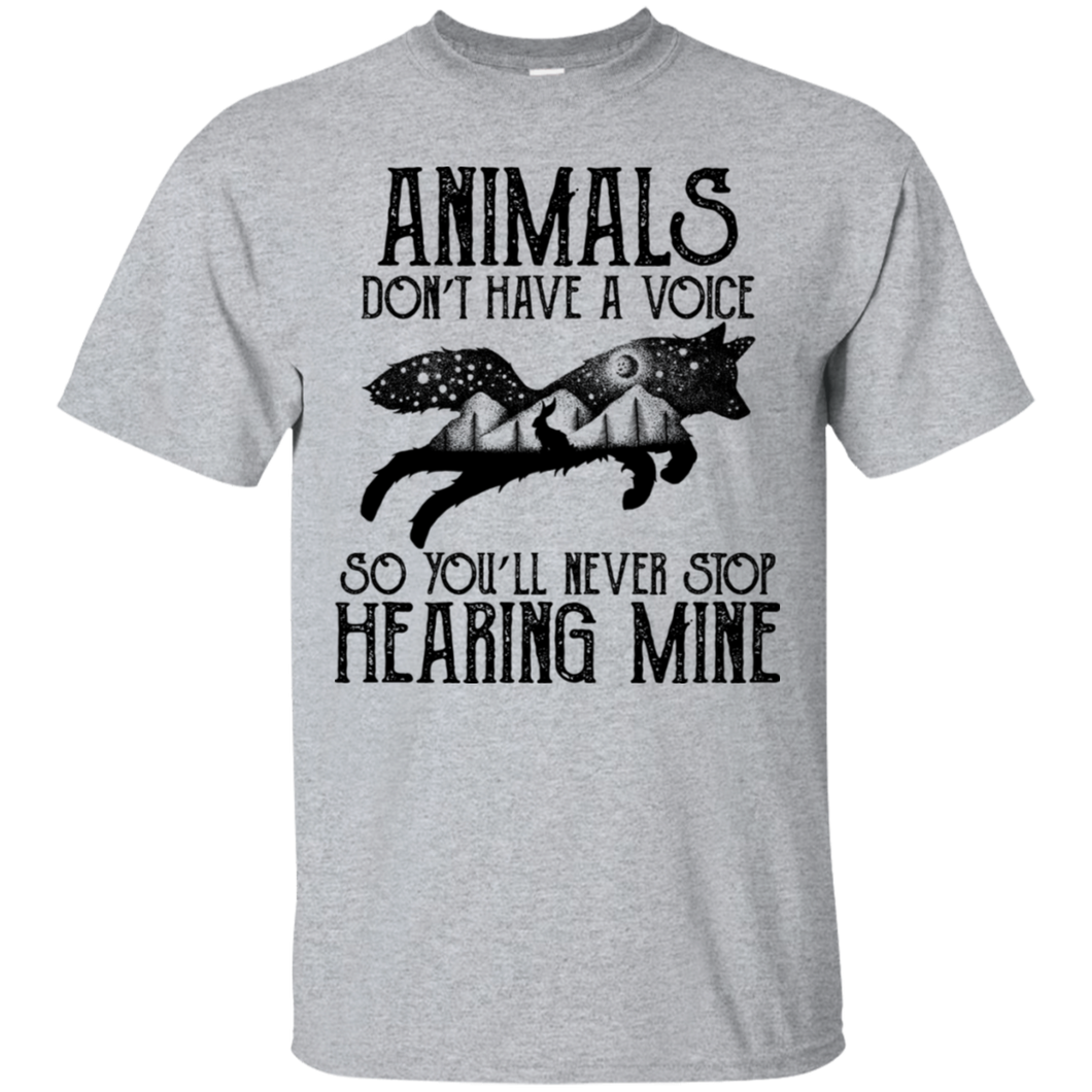 Animals Don't Have A Voice Shirt KA02 - animals-dont-have-a-voice-shirt-ka02-vivianstorescom