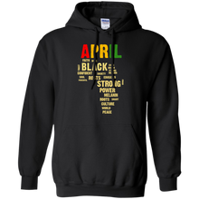 Load image into Gallery viewer, April Afro Color Words African Birthday Gift Shirt HT01 - april-afro-color-words-african-birthday-gift-shirt-ht01-vivianstorescom-4