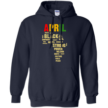 Load image into Gallery viewer, April Afro Color Words African Birthday Gift Shirt HT01 - april-afro-color-words-african-birthday-gift-shirt-ht01-vivianstorescom-5