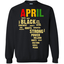 Load image into Gallery viewer, April Afro Color Words African Birthday Gift Shirt HT01 - april-afro-color-words-african-birthday-gift-shirt-ht01-vivianstorescom-6