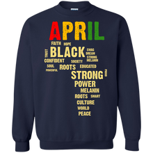 Load image into Gallery viewer, April Afro Color Words African Birthday Gift Shirt HT01 - april-afro-color-words-african-birthday-gift-shirt-ht01-vivianstorescom-7