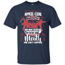 Load image into Gallery viewer, April Girl A Mouth She Can&#39;t Control Birthday Shirt LT01 - april-girl-a-mouth-she-cant-control-birthday-shirt-lt01-vivianstorescom-2