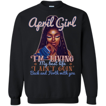 Load image into Gallery viewer, April Girl - I&#39;m Living My Best Life Birthday Shirt HT01 - april-girl-im-living-my-best-life-birthday-shirt-ht01-vivianstorescom-6