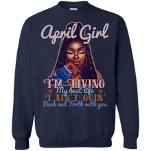 Load image into Gallery viewer, April Girl - I&#39;m Living My Best Life Birthday Shirt HT01 - april-girl-im-living-my-best-life-birthday-shirt-ht01-vivianstorescom-7