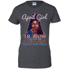 Load image into Gallery viewer, April Girl - I&#39;m Living My Best Life Birthday Shirt HT01 - april-girl-im-living-my-best-life-birthday-shirt-ht01-vivianstorescom-9