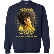 Load image into Gallery viewer, April Girl Living My Best Life Awesome April Birthday T-Shirt For Woman KA01 - april-girl-living-my-best-life-awesome-april-birthday-t-shirt-for-woman-ka01-vivianstorescom-6