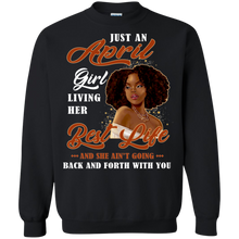 Load image into Gallery viewer, April Girl Living My Best Life Birthday Shirt VA01 - april-girl-living-my-best-life-birthday-shirt-va01-vivianstorescom-6