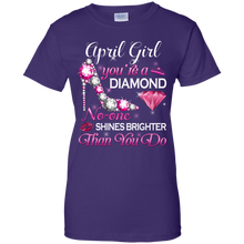 Load image into Gallery viewer, April Girl No One Shines Brighter Than You Do Shirt HA01 - april-girl-no-one-shines-brighter-than-you-do-shirt-ha01-vivianstorescom-8