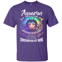 Load image into Gallery viewer, Aquarius Hated By Many Wanted Colorful Birthday Shirt KA01 - aquarius-hated-by-many-wanted-colorful-birthday-shirt-ka01-vivianstorescom-2