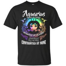 Load image into Gallery viewer, Aquarius Hated By Many Wanted Colorful Birthday Shirt KA01 - aquarius-hated-by-many-wanted-colorful-birthday-shirt-ka01-vivianstorescom
