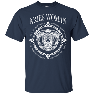 Aries Woman The Soul Of A Witch Viking Style Tee KA01 - aries-woman-the-soul-of-a-witch-viking-style-tee-ka01-vivianstorescom-3