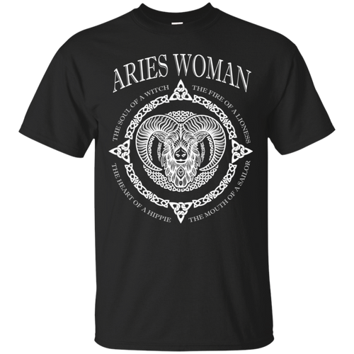 Aries Woman The Soul Of A Witch Viking Style Tee KA01 - aries-woman-the-soul-of-a-witch-viking-style-tee-ka01-vivianstorescom