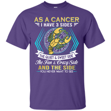 Load image into Gallery viewer, As A Cancer I Have 3 Sides Birthday Zodiac Shirt VA02 - as-a-cancer-i-have-3-sides-birthday-zodiac-shirt-va02-vivianstorescom-2