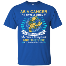 Load image into Gallery viewer, As A Cancer I Have 3 Sides Birthday Zodiac Shirt VA02 - as-a-cancer-i-have-3-sides-birthday-zodiac-shirt-va02-vivianstorescom-3