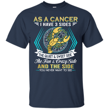 Load image into Gallery viewer, As A Cancer I Have 3 Sides Birthday Zodiac Shirt VA02 - as-a-cancer-i-have-3-sides-birthday-zodiac-shirt-va02-vivianstorescom-4