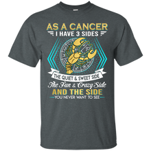 Load image into Gallery viewer, As A Cancer I Have 3 Sides Birthday Zodiac Shirt VA02 - as-a-cancer-i-have-3-sides-birthday-zodiac-shirt-va02-vivianstorescom-5