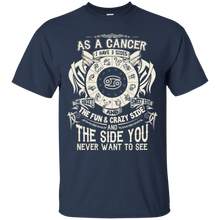 Load image into Gallery viewer, As A Cancer Zodiac I Have Three Sides Birthday Shirt LT01 - as-a-cancer-zodiac-i-have-three-sides-birthday-shirt-lt01-vivianstorescom-2