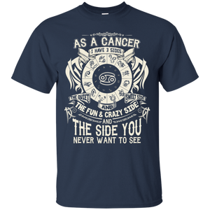 As A Cancer Zodiac I Have Three Sides Birthday Shirt LT01 - as-a-cancer-zodiac-i-have-three-sides-birthday-shirt-lt01-vivianstorescom-2