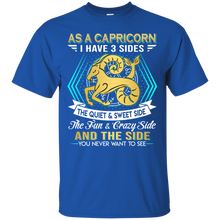 Load image into Gallery viewer, As A Capricorn I Have 3 Sides Birthday Zodiac Shirt VA02 - as-a-capricorn-i-have-3-sides-birthday-zodiac-shirt-va02-vivianstorescom-3