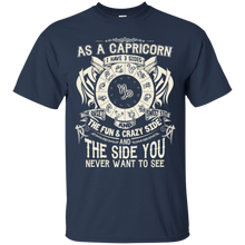 Load image into Gallery viewer, As A Capricorn Zodiac I Have Three Sides Birthday Shirt LT01 - as-a-capricorn-zodiac-i-have-three-sides-birthday-shirt-lt01-vivianstorescom-2