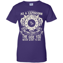 Load image into Gallery viewer, As A Capricorn Zodiac I Have Three Sides Birthday Shirt LT01 - as-a-capricorn-zodiac-i-have-three-sides-birthday-shirt-lt01-vivianstorescom-7