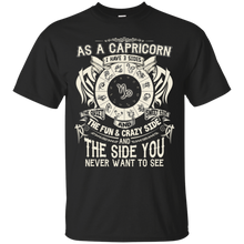 Load image into Gallery viewer, As A Capricorn Zodiac I Have Three Sides Birthday Shirt LT01 - as-a-capricorn-zodiac-i-have-three-sides-birthday-shirt-lt01-vivianstorescom