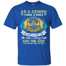 Load image into Gallery viewer, As A Gemini I Have 3 Sides Birthday Zodiac Shirt VA02 - as-a-gemini-i-have-3-sides-birthday-zodiac-shirt-va02-vivianstorescom-3