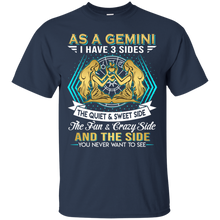 Load image into Gallery viewer, As A Gemini I Have 3 Sides Birthday Zodiac Shirt VA02 - as-a-gemini-i-have-3-sides-birthday-zodiac-shirt-va02-vivianstorescom-4
