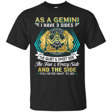 Load image into Gallery viewer, As A Gemini I Have 3 Sides Birthday Zodiac Shirt VA02 - as-a-gemini-i-have-3-sides-birthday-zodiac-shirt-va02-vivianstorescom