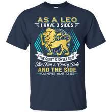 Load image into Gallery viewer, As A Leo I Have 3 Sides Birthday Zodiac Shirt VA02 - as-a-leo-i-have-3-sides-birthday-zodiac-shirt-va02-vivianstorescom-4