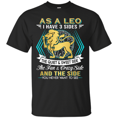 As A Leo I Have 3 Sides Birthday Zodiac Shirt VA02 - as-a-leo-i-have-3-sides-birthday-zodiac-shirt-va02-vivianstorescom