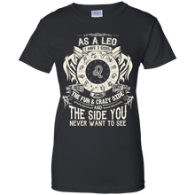 Load image into Gallery viewer, As A Leo Zodiac I Have Three Sides Birthday Shirt LT01 - as-a-leo-zodiac-i-have-three-sides-birthday-shirt-lt01-vivianstorescom-7