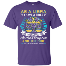 Load image into Gallery viewer, As A Libra I Have 3 Sides Birthday Zodiac Shirt VA02 - as-a-libra-i-have-3-sides-birthday-zodiac-shirt-va02-vivianstorescom-2