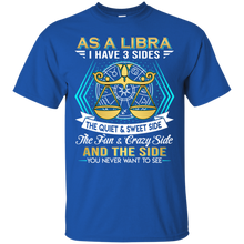 Load image into Gallery viewer, As A Libra I Have 3 Sides Birthday Zodiac Shirt VA02 - as-a-libra-i-have-3-sides-birthday-zodiac-shirt-va02-vivianstorescom-3