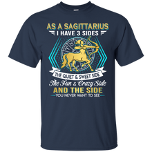 Load image into Gallery viewer, As A Sagittarius I Have 3 Sides Birthday Zodiac Shirt VA02 - as-a-sagittarius-i-have-3-sides-birthday-zodiac-shirt-va02-vivianstorescom-4