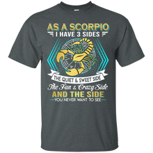 Load image into Gallery viewer, As A Scorpio I Have 3 Sides Birthday Zodiac Shirt VA02 - as-a-scorpio-i-have-3-sides-birthday-zodiac-shirt-va02-vivianstorescom-5
