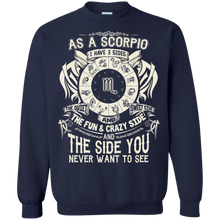 Load image into Gallery viewer, As A Scorpio Zodiac I Have Three Sides Birthday Shirt LT01 - as-a-scorpio-zodiac-i-have-three-sides-birthday-shirt-lt01-vivianstorescom-5